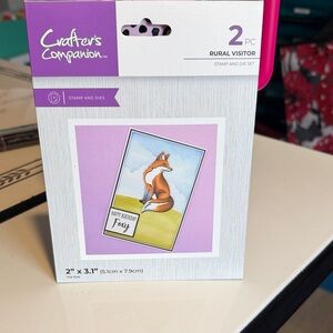 Crafters Companion Rural Visitor Stamp and Die Set